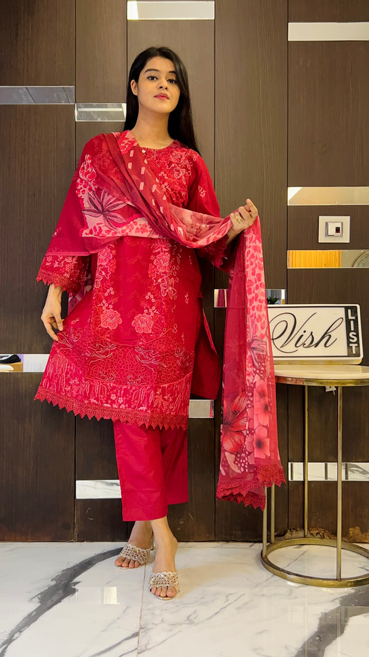 Lubna Pakistani Lawn Set 10