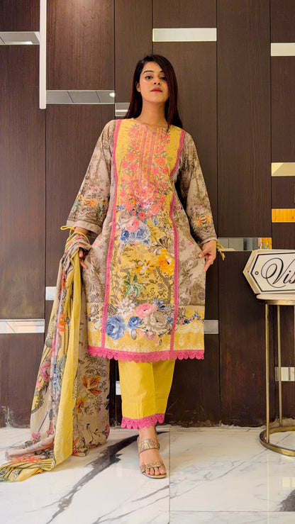 Raunak-e-Ramadan Pakistani Lawn Set 09