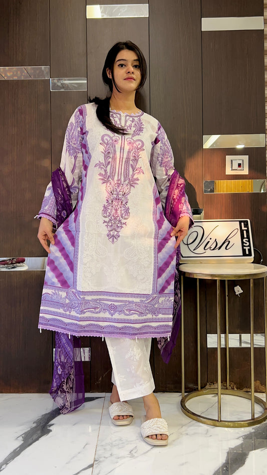 Hira Pakistani Lawn Set 07