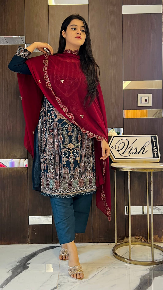 Nazm Pakistani Formal Set 06