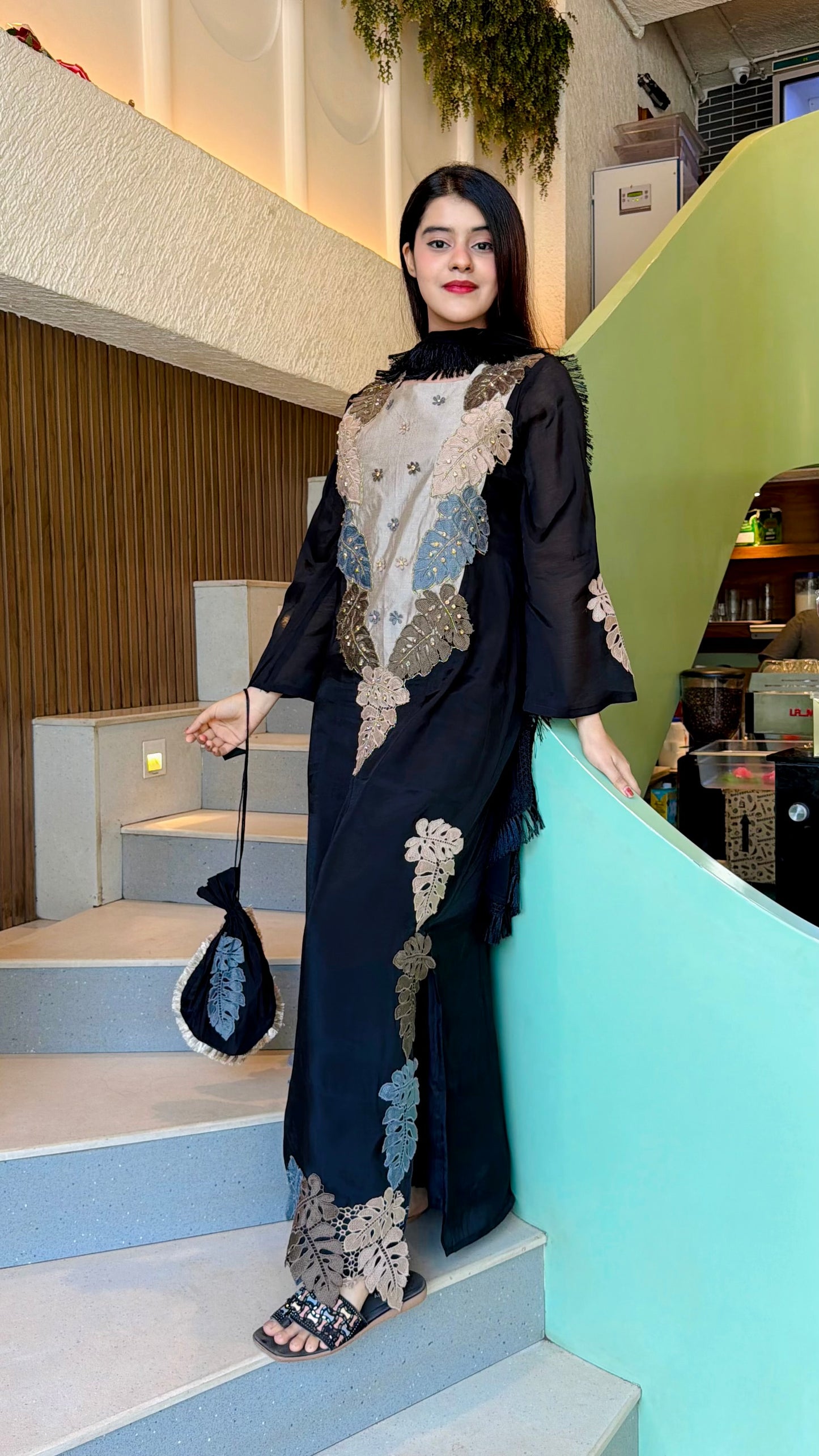 Zemaya Pakistani Luxe Kaftan