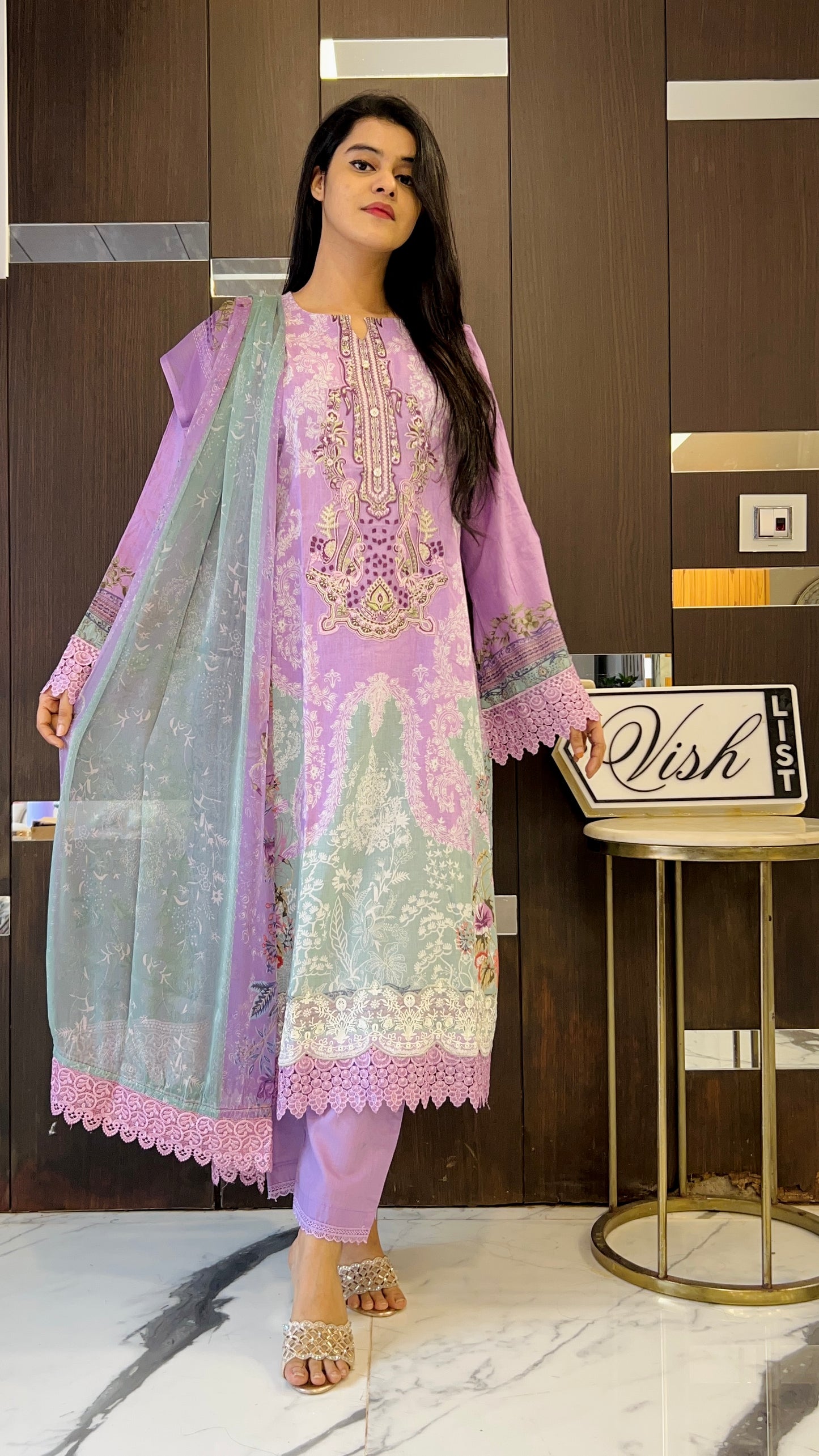 Nida Pakistani Lawn Set 14