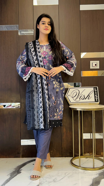 Nida Pakistani Lawn Set 04