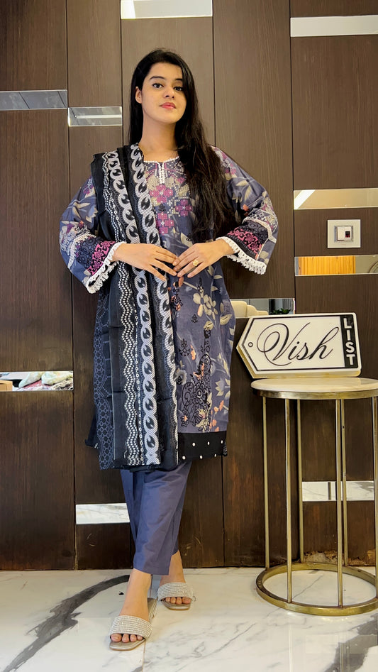 Nida Pakistani Lawn Set 04
