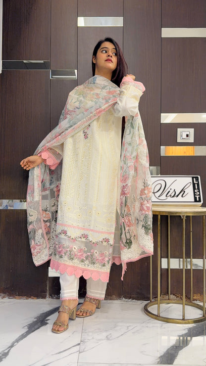 Anah Pakistani Lawn Set 08