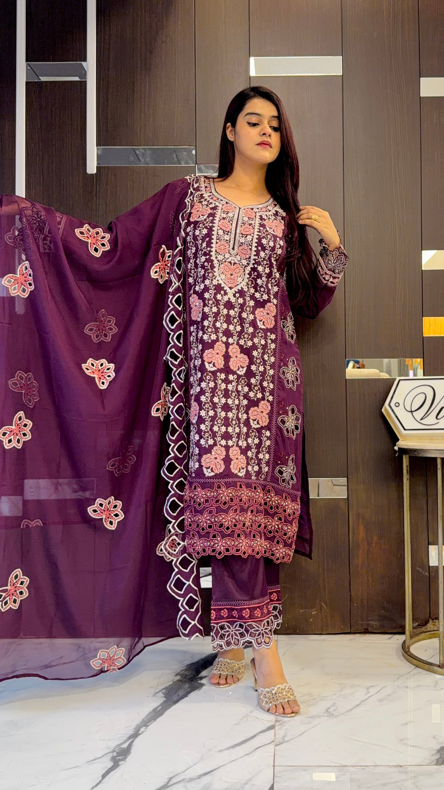 Zafrah Pakistani Formal Set 03