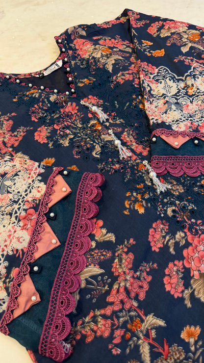 Shamah Pakistani Lawn Set 08