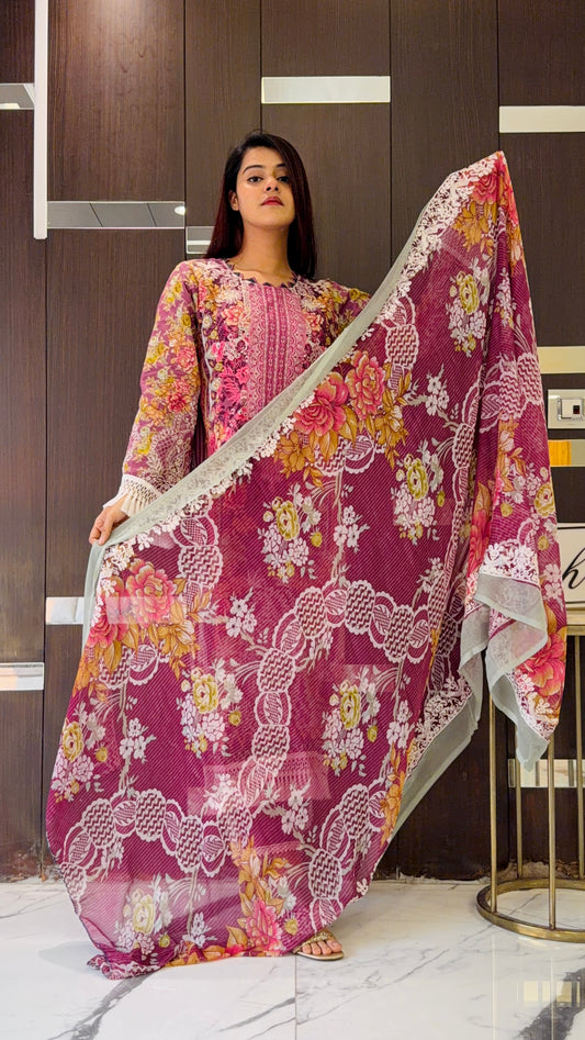 Raunak-e-Ramadan Pakistani Lawn Set 12