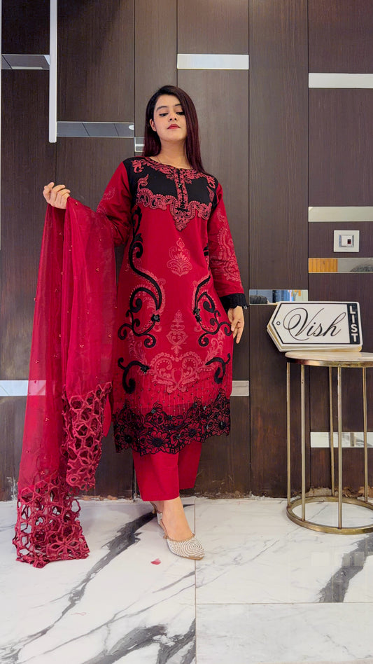 Kifara Pakistani Luxe Lawn Set 07