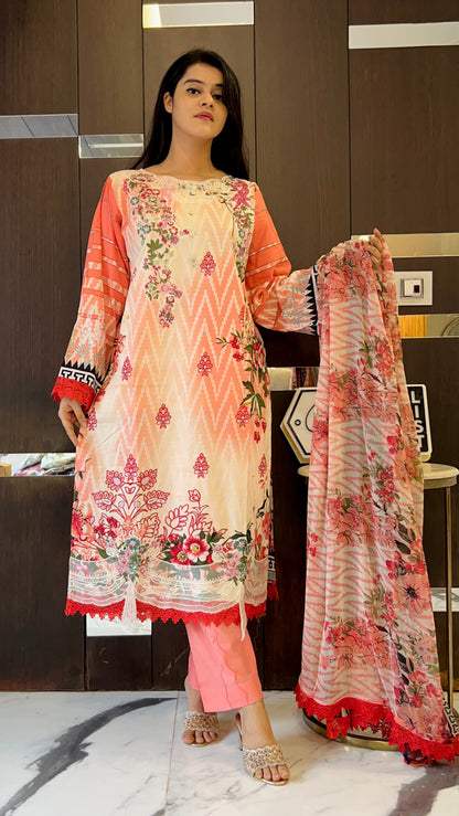 Nida Pakistani Lawn Set 25