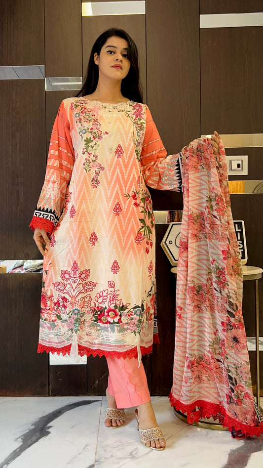 Nida Pakistani Lawn Set 25