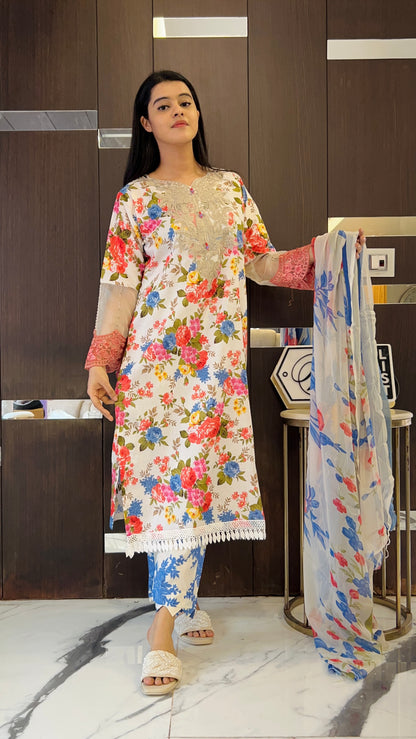 Laiba Pakistani Lawn Set 02