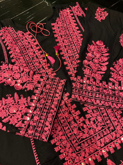 Jugnu Pakistani Farshi Salwar Set 01