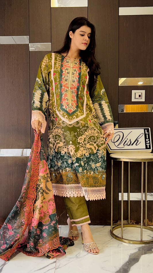 Noor-e-Ramadan Pakistani Lawn Set 02