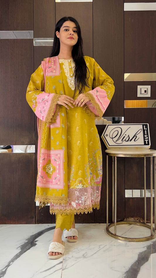 Laiba Pakistani Lawn Set 09