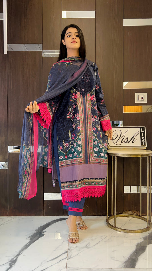 Laiba Pakistani Lawn Set 06