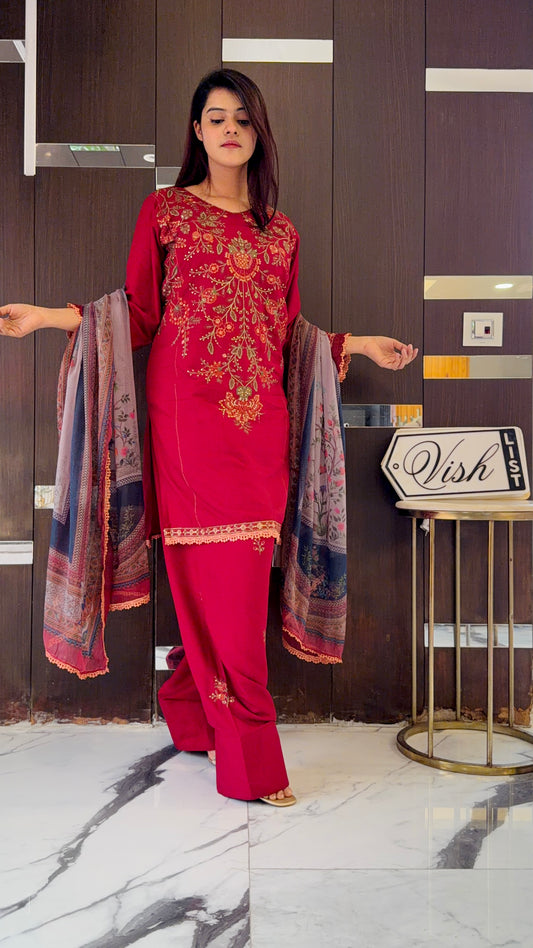 Shafa Pakistani Farshi Salwar Set 04