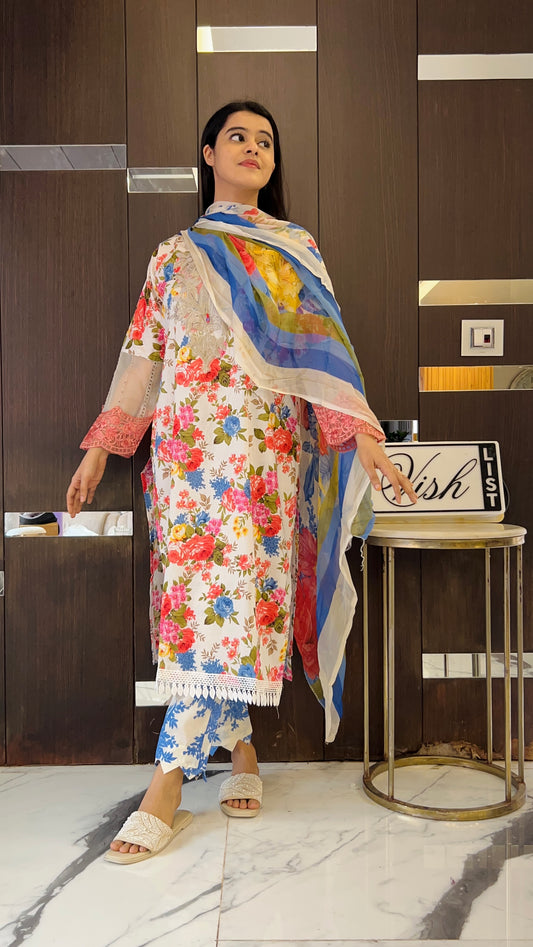 Laiba Pakistani Lawn Set 02