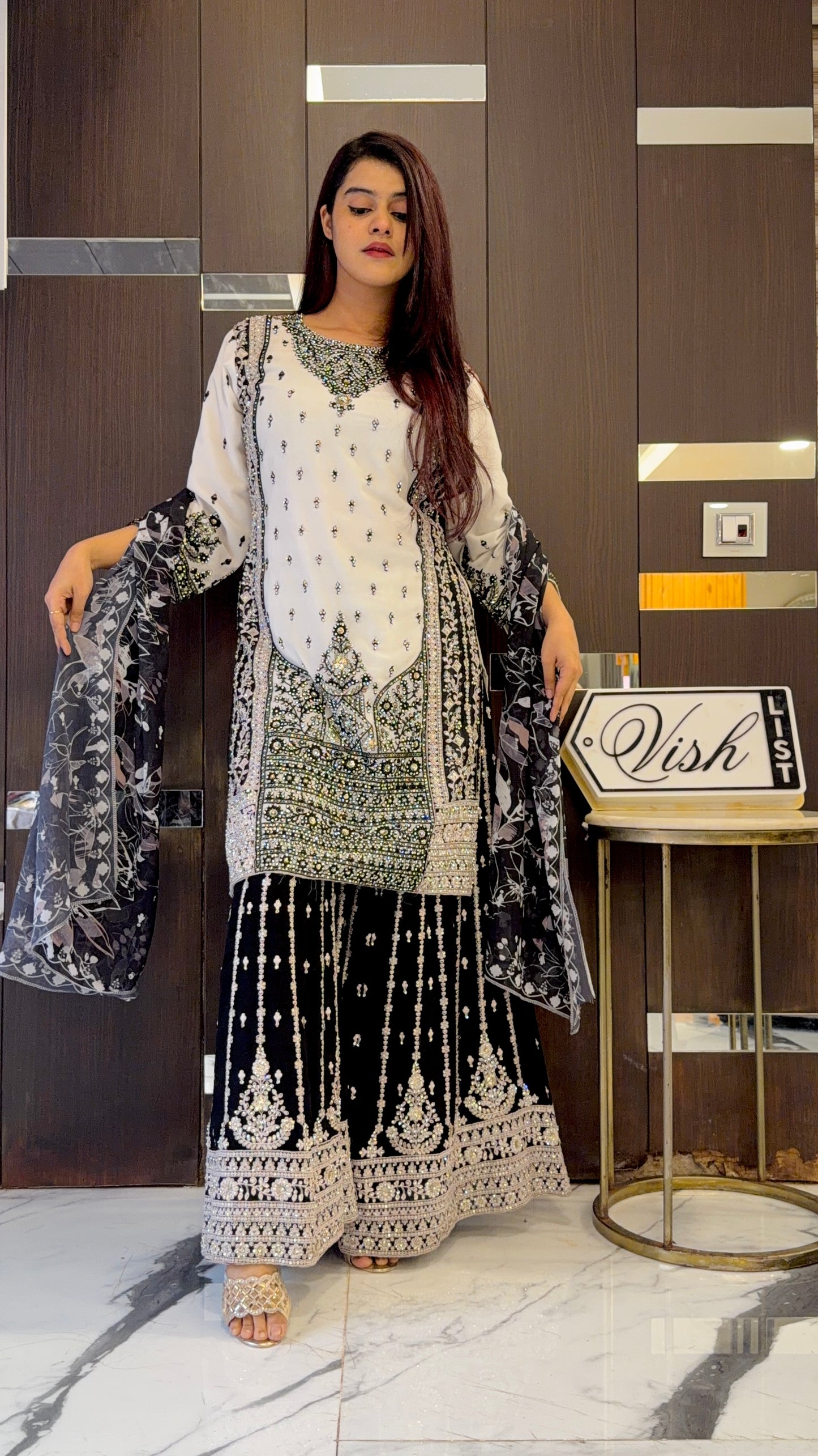 Zafrah Pakistani Gharara Set 08