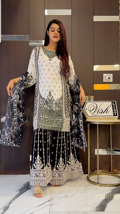 Zafrah Pakistani Gharara Set 08