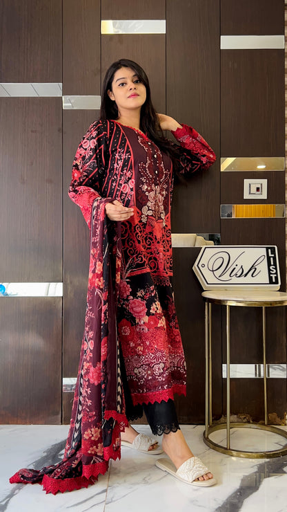 Suhani Pakistani Lawn Set LS 04