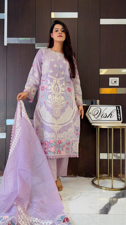 Jazmin Pakistani Luxe Lawn Set 05