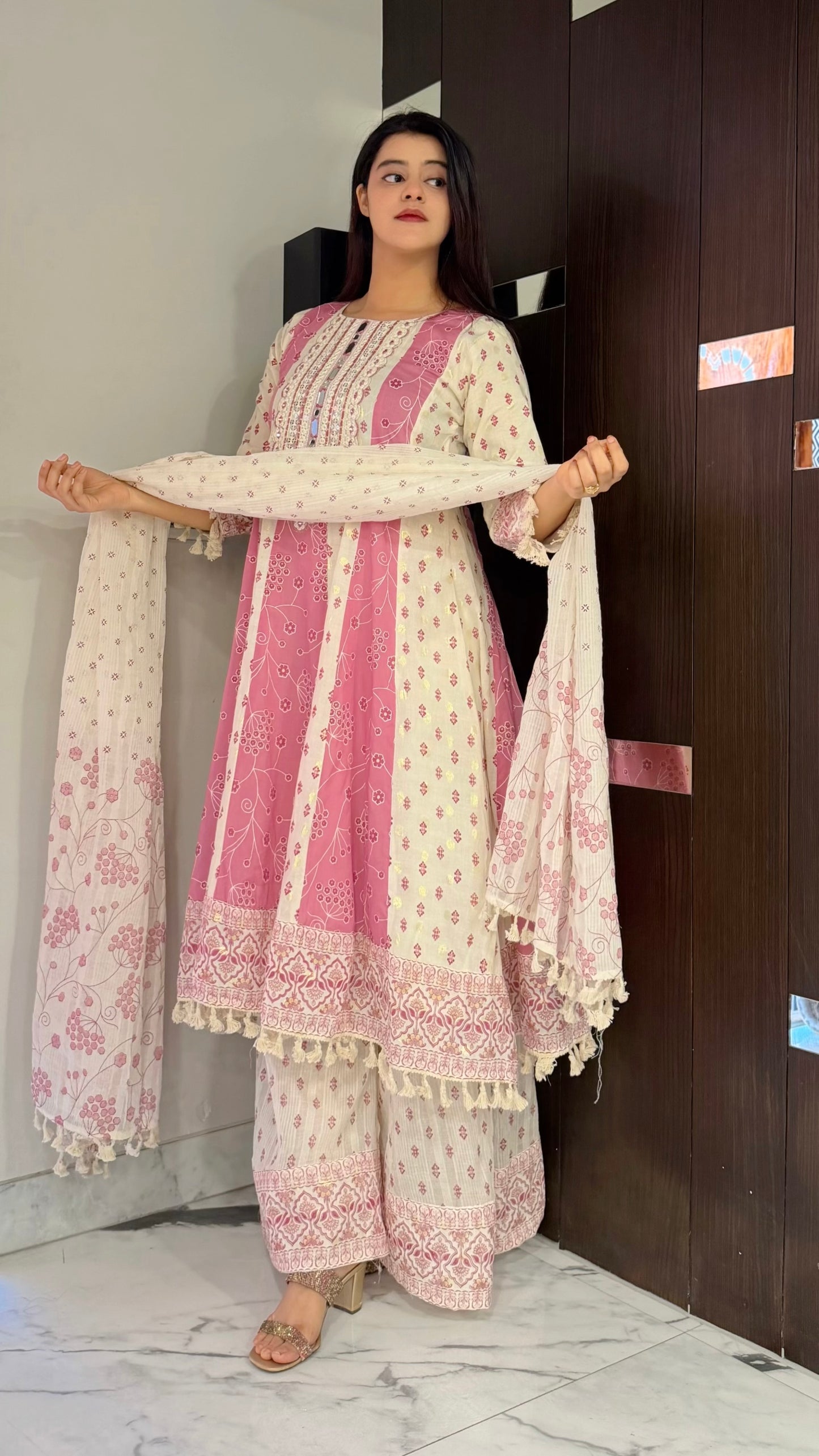Shifa Pakistani A-line Suit 06