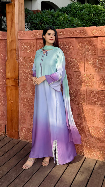 Hawa Pakistani Shaded Set