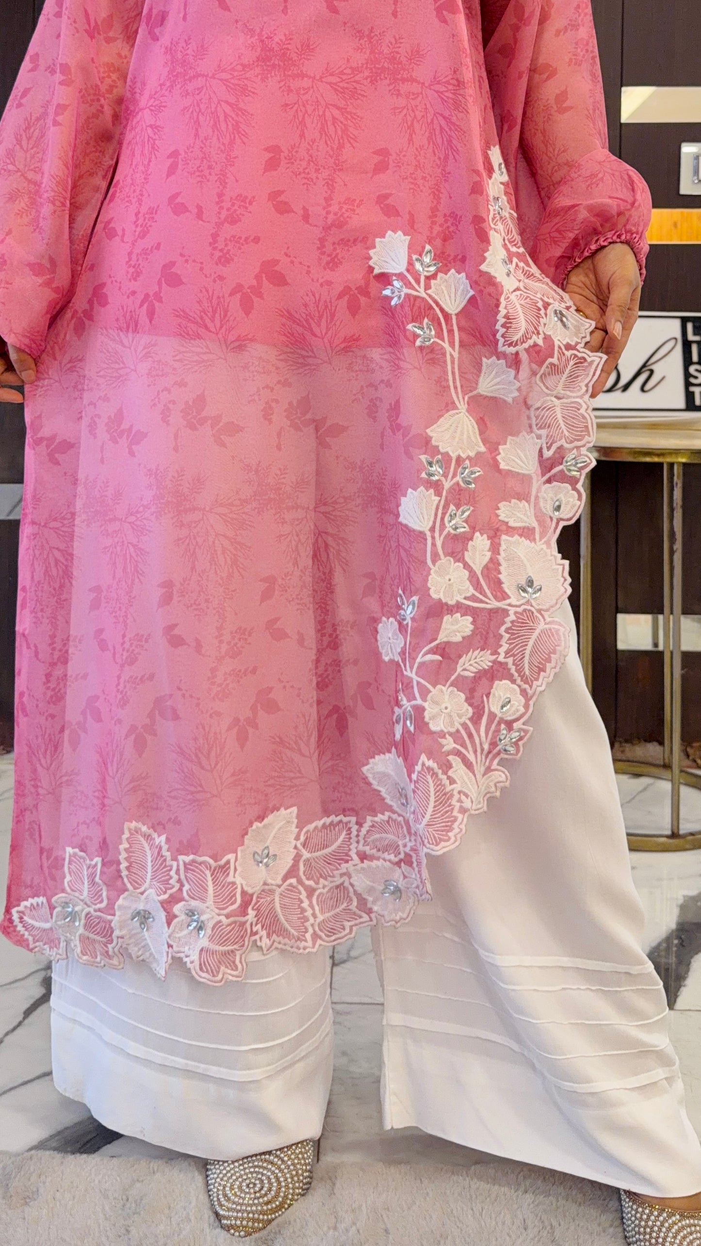 Mahira Pakistani Organza Set