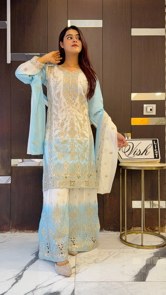 Nazneen Pakistani Sharara Set 01