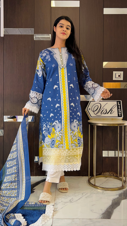 Laiba Pakistani Lawn Set 07