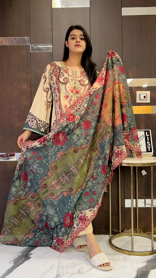 Hira Pakistani Lawn Set 03