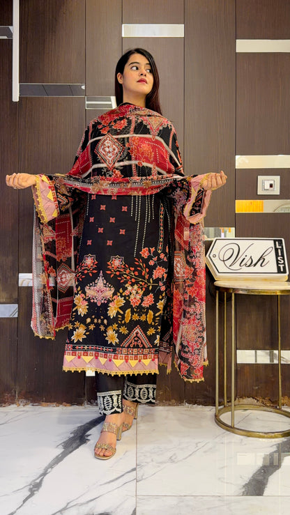 Bilkis Pakistani Lawn Set 07