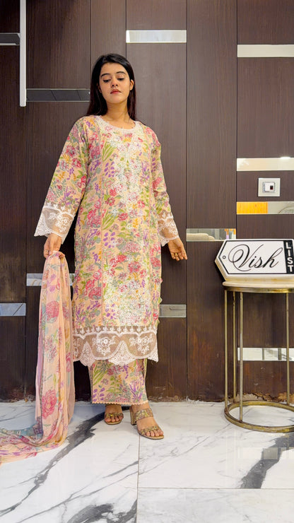 Raha Pakistani Lawn Set 04