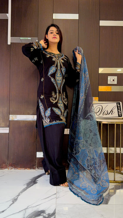 Shafa Pakistani Farshi Salwar Set 05