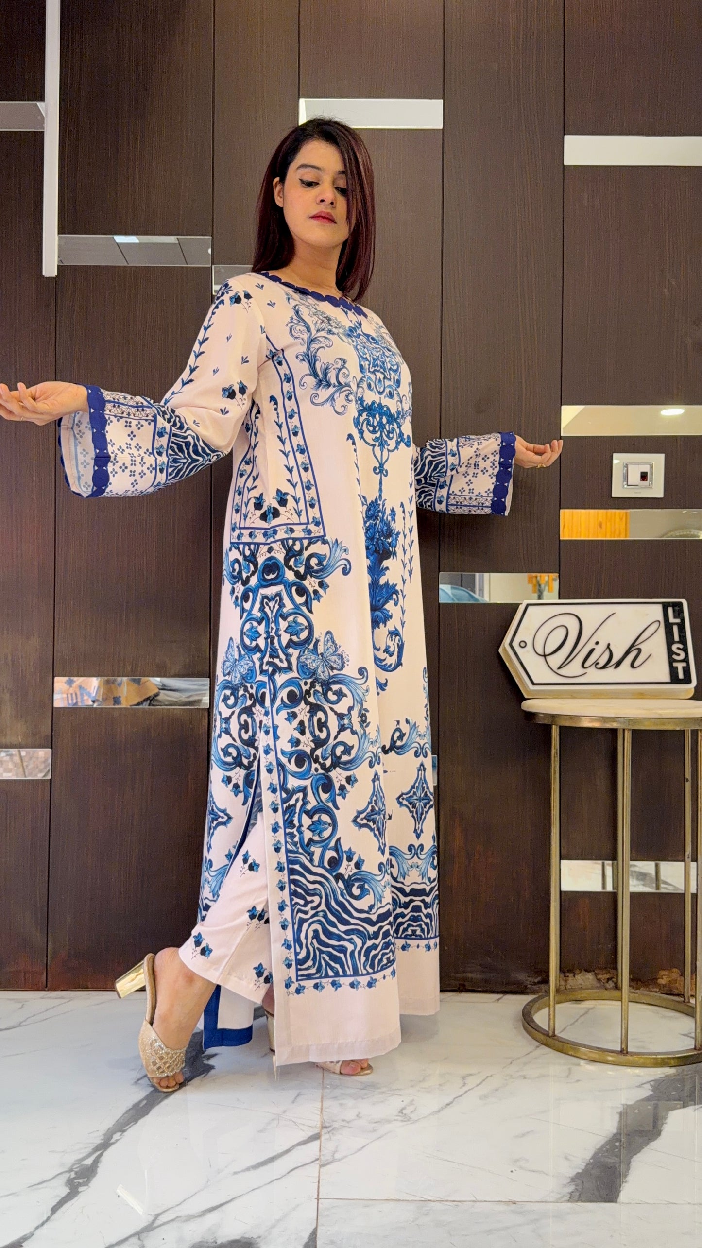 Samaya Pakistani Kaftan Co-ord Set 01