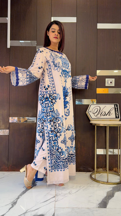 Samaya Pakistani Kaftan Co-ord Set 01