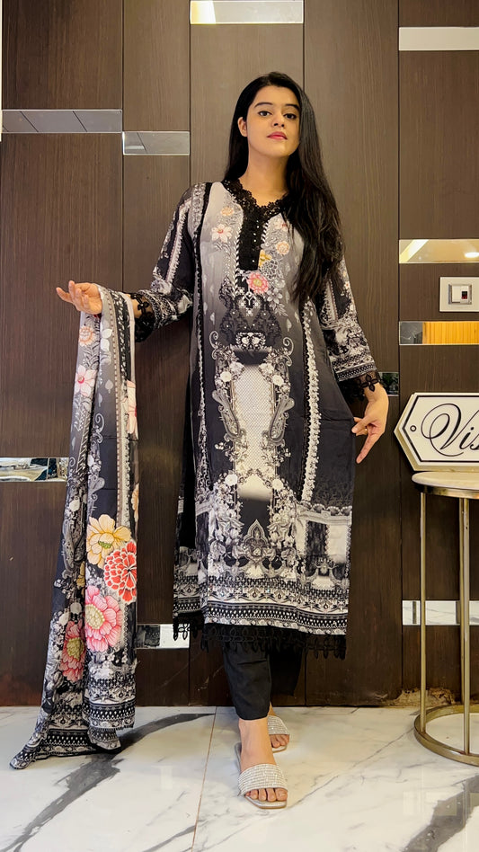 Zeenat Pakistani Muslin Suit 01