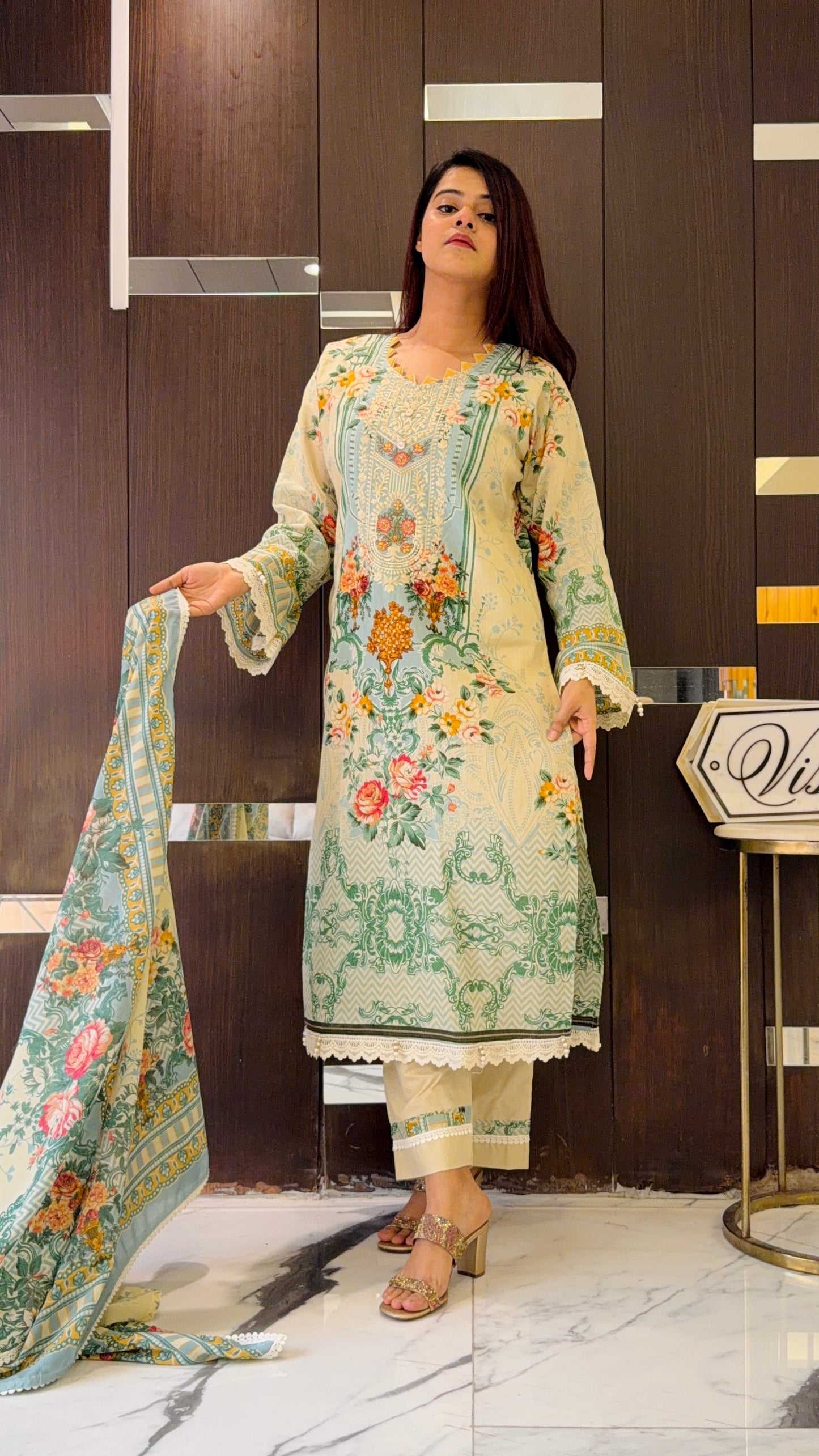 Raunak-e-Ramadan Pakistani Lawn Set 08