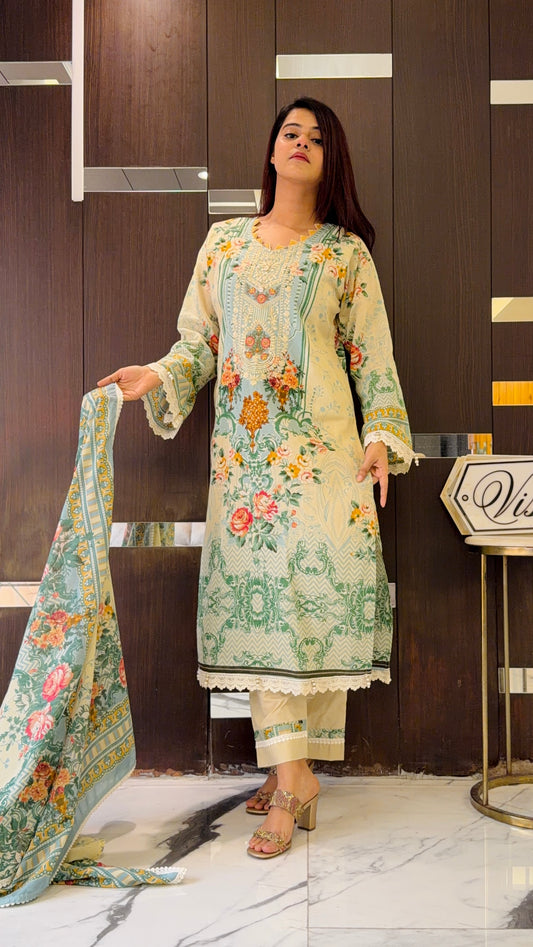 Raunak-e-Ramadan Pakistani Lawn Set 08