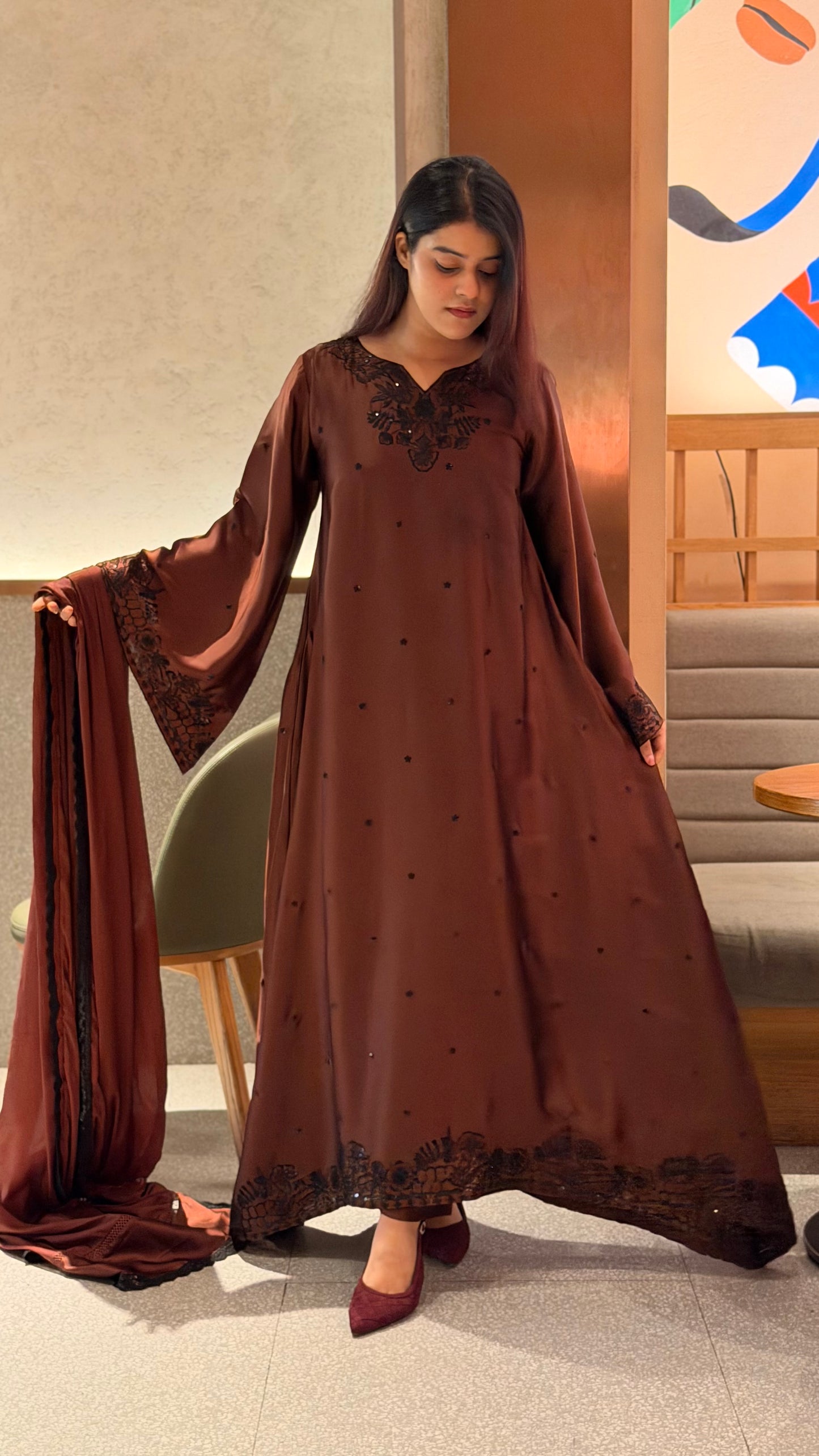 Dananeer Pakistani Kaftan Set