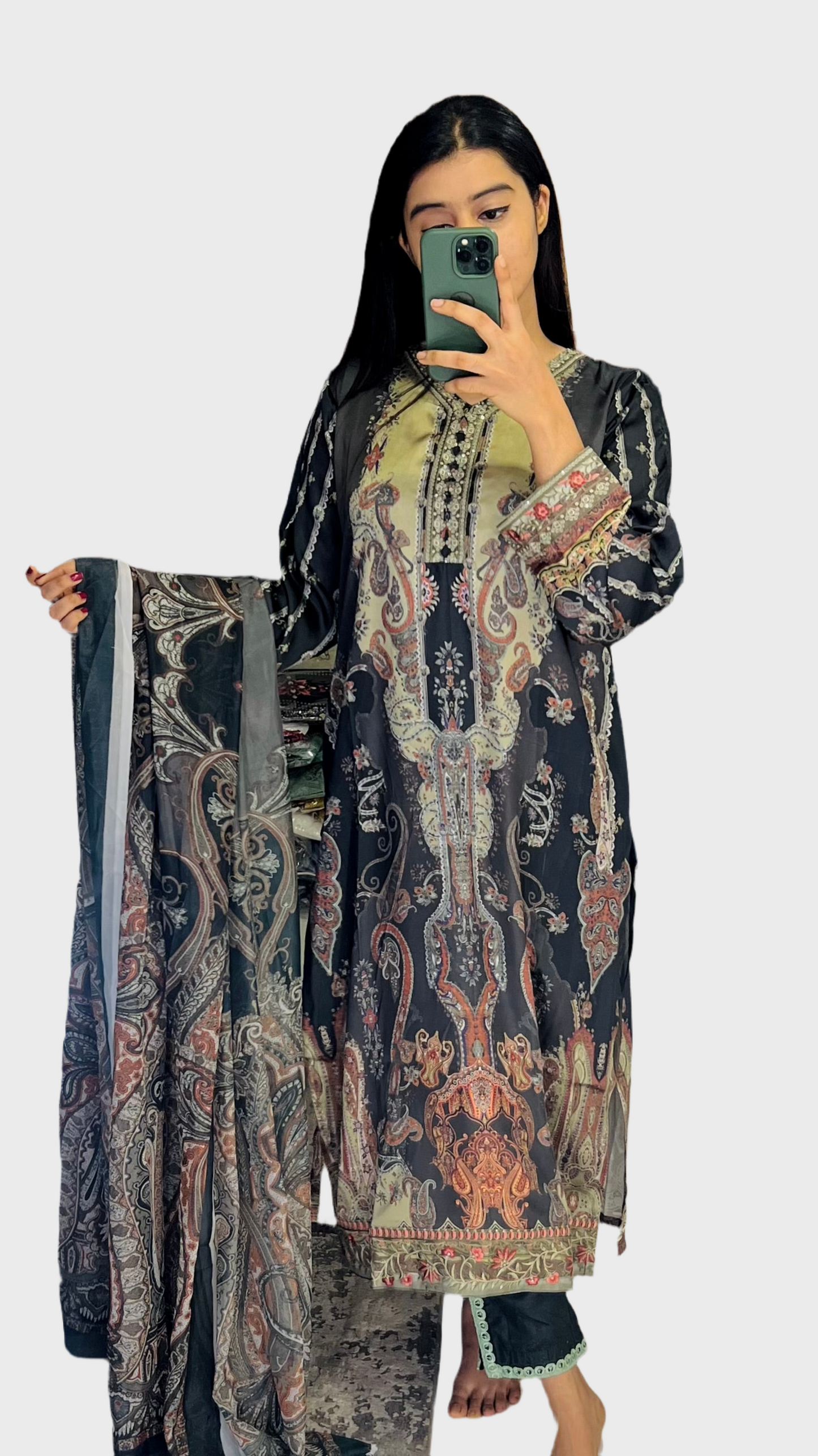 Silk Pakistani Set