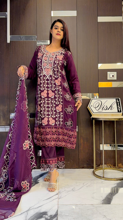 Zafrah Pakistani Formal Set 03