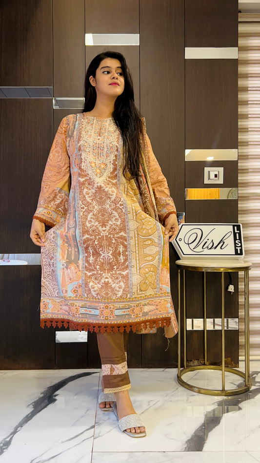 Pakistani Lawn Set LS 34