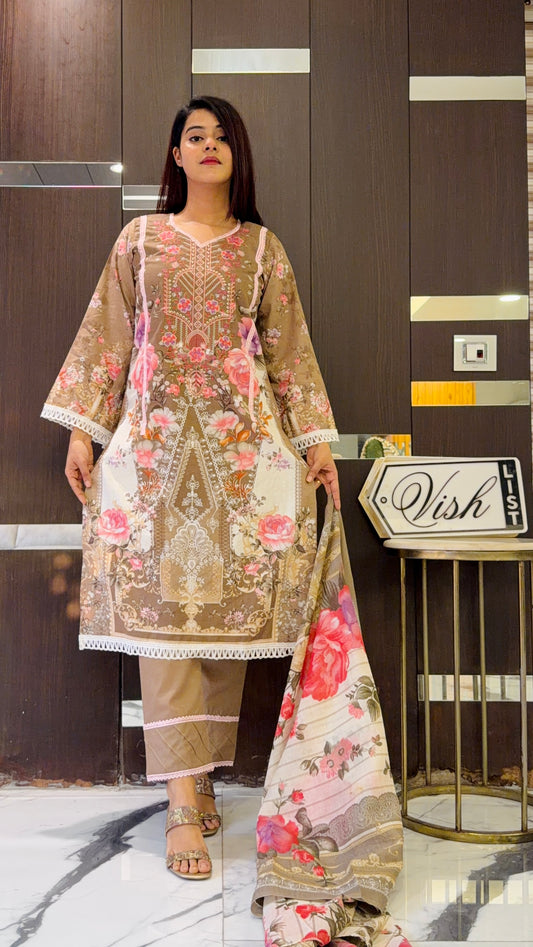Raunak-e-Ramadan Pakistani Lawn Set 01