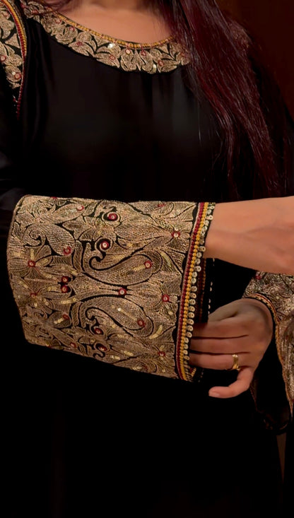 Farhana Kashmiri Pakistani Kaftan