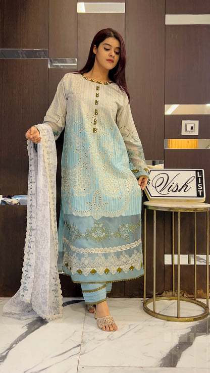 Hafza Pakistan Luxe Lawn Set 06