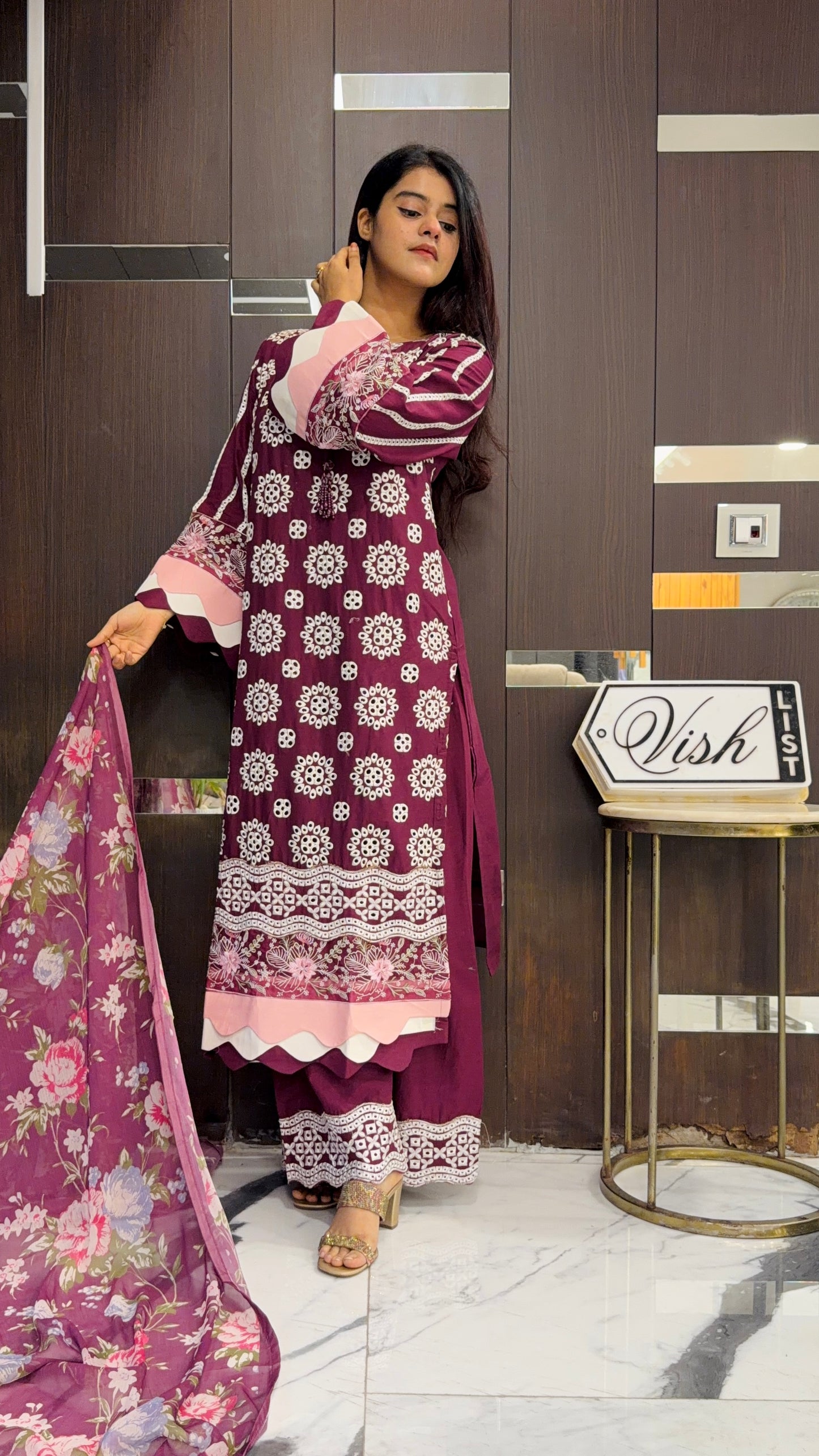 Raha Pakistani Luxe Lawn Set 12