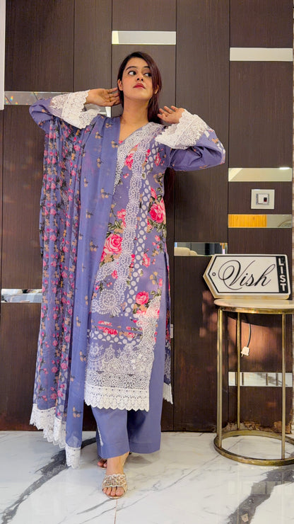 Irha Pakistani Lawn Set 07