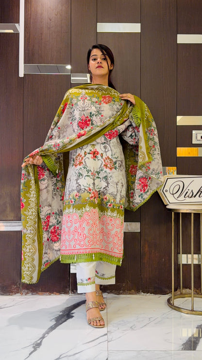 Raunak-e-Ramadan Pakistani Lawn Set 07